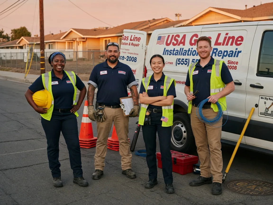 Gas Line Installation company in Mesa, WA